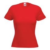 Fruit of the Loom Lady-Fit Crew Neck T-Shirt
